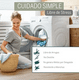thumbnail image 3 of Sabanas lujo 1800 hilos 2 plazas 3angeli color gris, 3 of 3