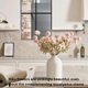 thumbnail image 2 of Flores artificiales Ryddelighome de seda beige, 10 tallos con eucalipto, 2 of 9