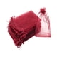 thumbnail image 1 of 100x Bolsas De Organza Reutilizables Para Bodas, Cumpleaños, Regalos De Fiesta, Bolsas De Regalo De Navidad, Color Rojo, 1 of 5