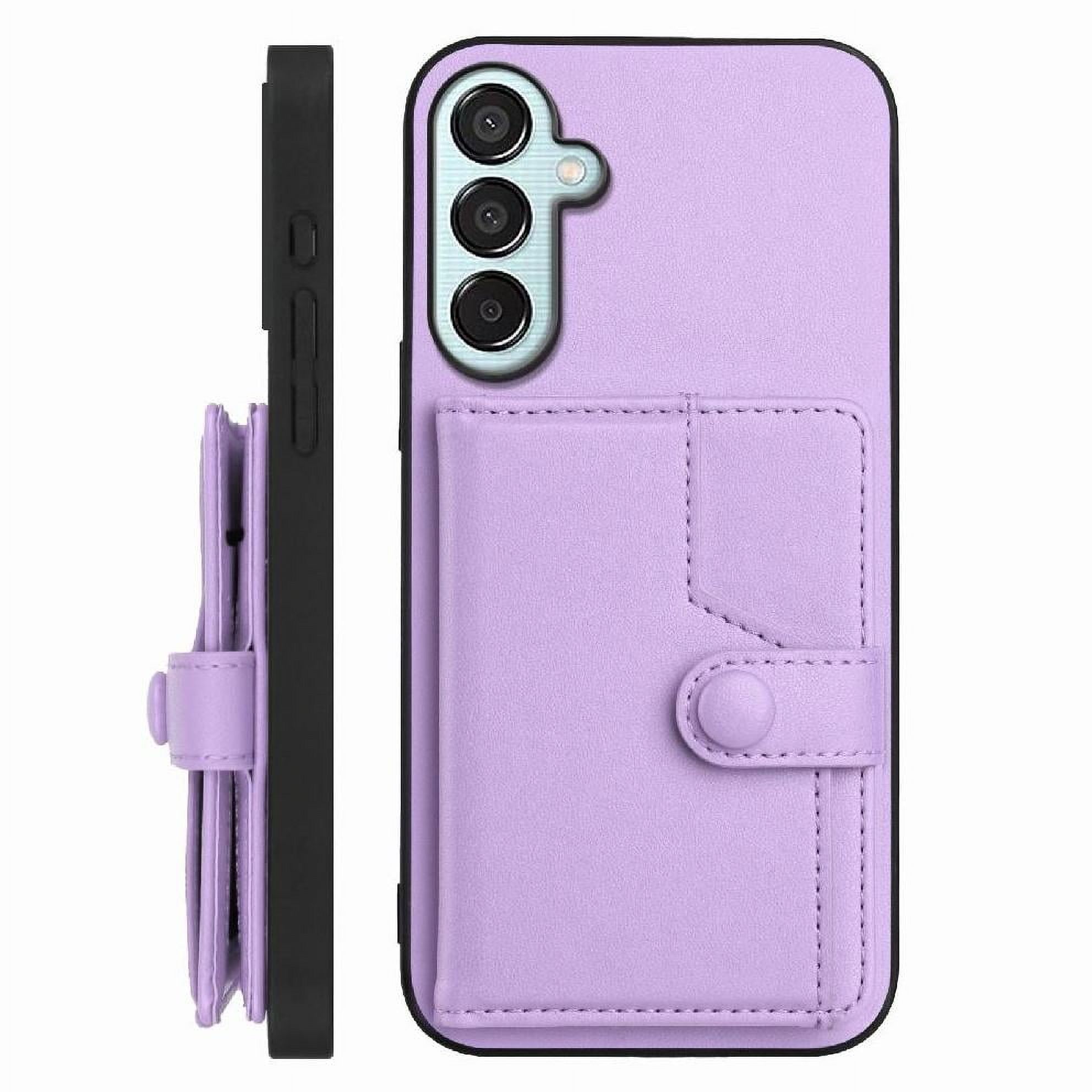 Foxdock Funda Para Samsung Galaxy F15 Con Bloqueo Rfid - Diseño Elegante Con Cierre De Botón