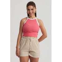 Fashionspark - Polera Mujer Cuello Halter Rosado