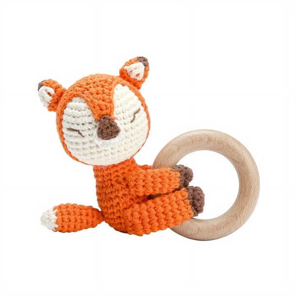 Handmade Woven Crochet Bed Bell, Knitted Doll Baby Wool Knitted Rattan, Baby Soothing Toys