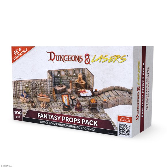 Pack de Accesorios de Fantasía Archon Studio 109 Piezas Sin Pintar