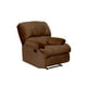thumbnail image 2 of Bergere Perugia Reclinable Tela Velvet Chocolate, 2 of 3