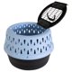 thumbnail image 1 of Jaula Redonda de Plástico Petmate para Gato, 48 cm Azul, Hasta 9 kg, 1 of 4