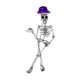 thumbnail image 5 of Broche De Halloween Pin De Halloween Accesorios Para Mujeres Hombres Broche De Esqueleto Sombrero Morado, 5 of 5