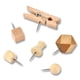 thumbnail image 3 of Alfileres de madera Dorbetar, 128 unidades, para tablero de corcho decorativo, 3 of 7