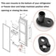 thumbnail image 3 of Kit De Cámara Para Cierrapuertas De Refrigerador Whirlpool Kenmore 2182179, 3 of 7