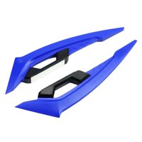 Ioensy - 2 Alerones Laterales Para Motocicleta, Accesorio De Modificación Elegante Para Mantenimiento, Color Azul