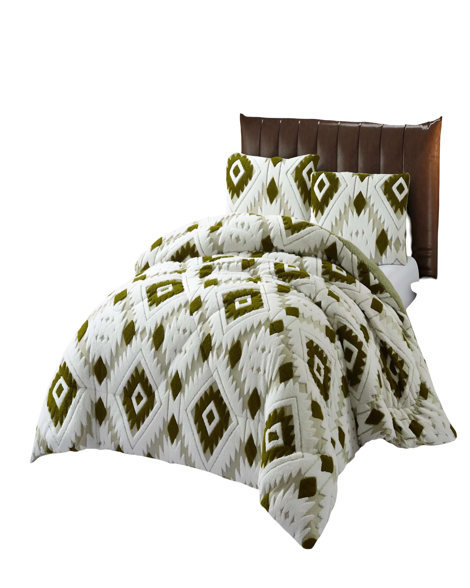 Genérico - Cobertor De Jacquerd Cutting Con Chiporro King 250X270Cm Blanco B16