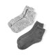 thumbnail image 2 of Calcetines Earth Therapeutics con aloe vera y vitamina E, color gris, 2 pares, 2 of 8