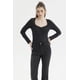thumbnail image 1 of Polera Mujer Escote Recogido Negro- ll, 1 of 4