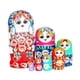 thumbnail image 1 of Muñecas Anidadas De 7 Capas, Manualidades Coleccionables, Regalos Navideños Para El Hogar, Cumpleaños, Habitación, Rojo, 1 of 5