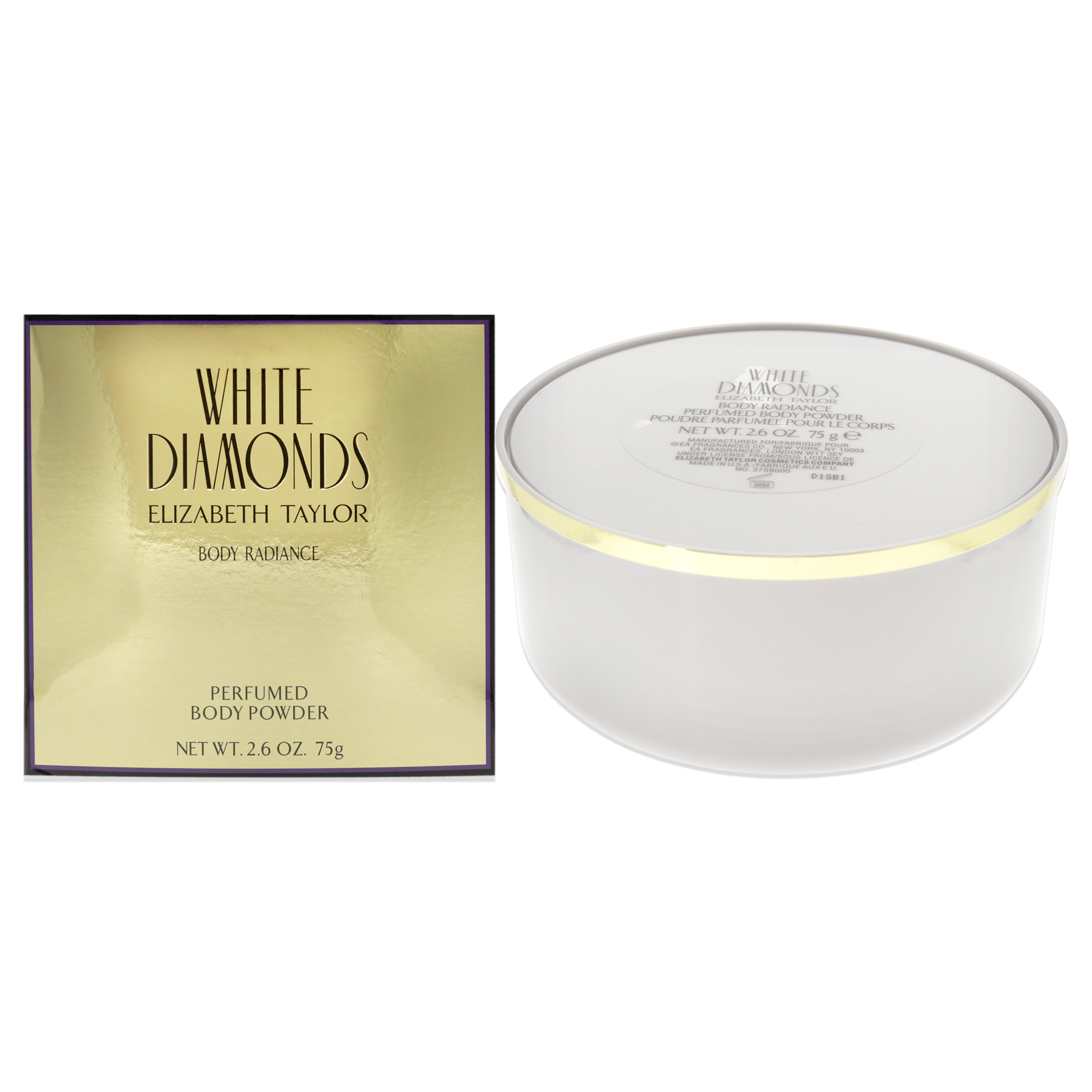 Polvos Corporales Elizabeth Taylor White Diamonds 75Ml Mujer