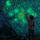 thumbnail image 2 of 525pcs, Luminous 3D Stars Dots Wall Sticker For Kids Room Bedroom Home Decoration Glow In The Dark Moon Decal Fluorescent DIY Stickers, 2 of 2