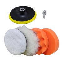 Magideal - Almohadillas De Pulido Para Coche, Almohadillas De Limpieza Portátiles, Almohadillas De Encerado, Almohadilla Pulidora De Coche Multiusos Para Revesti Tornillo M10 De 10 Cm De Diámetro