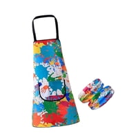 Bothyi - Art Del Delantal De Regalo De Cumpleaños Suave Delantal Portátil De Niños Portátiles Para Cocinar