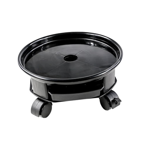 Magideal - Soporte Rodante Para Plantas, Carrito Para Macetas Con Ruedas, Posavasos Redondo Para Jardín, Carrito Para Macetero Con Ruedas, Platillo Para Florero, Estilo F