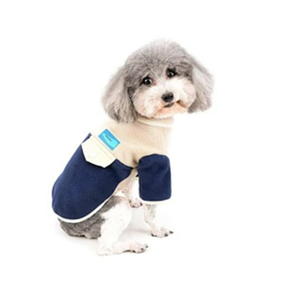 Polerón Polar Ropa Para Perros Raza Pequeña Beige Talla Xxxl