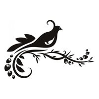 Rienda Libre Graphics - Decomural Bird Swirl Tree Branch Ws-19113