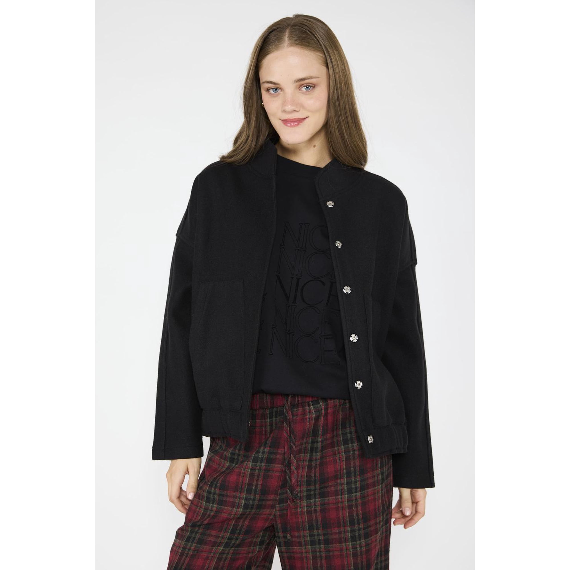 Atr - Chaqueta Bomber Alison Negro Negro S