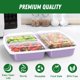 thumbnail image 3 of Envases de comida Dealusy 950 ml 3 compartimentos (pack de 50), 3 of 7