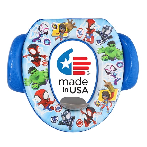 Asiento de Inodoro Ginsey Spidey con Cojín Suave para Entrenamiento de Bebés