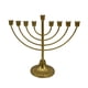 thumbnail image 2 of Candelabro Judío Candelabro Menorah Para Decoración De Escritorio De Sala De Estar 9 Ramas, 2 of 5