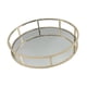 thumbnail image 1 of Bandeja De Tocador Con Espejo, Bandeja De Espejo Adornada Para Encimera De Baño, Tocador, Tops, 38cm, 1 of 5