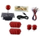 thumbnail image 4 of Kit De Bricolaje Para Juegos De Arcade De 1 Jugador, Piezas De Repuesto Con Botones A Presión De 24 Y 30 Libras, Color Rojo, 4 of 5