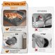 thumbnail image 4 of Cama ortopédica para perros MEKIY, espuma viscoelástica, impermeable, XXL, 4 of 7