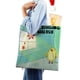 thumbnail image 4 of The Singing Walrus Bolso de tela con estampado de lienzo para mujer, bolsa de compras reutilizable y estética, con cremallera interior, regalo para mujer,40*45cm., 4 of 6