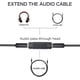 thumbnail image 4 of Adaptador de conector de audio estéreo de 3,5 mm a TRS de 3,5 mm, conector hembra a hembra para cable estéreo, altavoces, auriculares, etc., chapado en oro, paquete de 2, 4 of 7