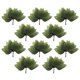 thumbnail image 4 of 10 Sucursales Hojas Artificiales Follaje Faux Para Home Garden Decoración Floral, 4 of 5