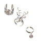 thumbnail image 4 of 3 Piezas Anillos De Navidad Campana Elegantes Anillos De Dedo De Alce Para Mujeres Adolescentes Adultos, 4 of 5