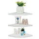 thumbnail image 1 of Juego de estantes de pared para esquina Joiishom Floating Wood White x3, 1 of 7