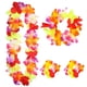 thumbnail image 2 of Conjunto de disfraz hawaiano de luau hula grass para niñas Gejoy, 2 of 6