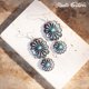 thumbnail image 2 of Aros Western Montana West con Turquesa y Aleación, 2 of 5