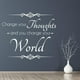 thumbnail image 2 of Decomural Change Your Thoughts Inspirational WS-42948, 2 of 2