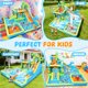 thumbnail image 2 of Tobogán acuático inflable AKEYDIY Dinosaurio 13 en 1 400 x 392 cm, 2 of 7