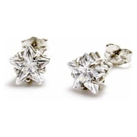 La Garza - Aros Plata Mujer Estrella Pequeña