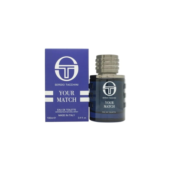 Perfume Sergio Tacchini Your Match Eau De Toilette para hombre, 100 ml