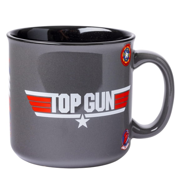 Taza Camper Silver Buffalo Top Gun Maverick de cerámica, 600 ml