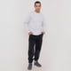 thumbnail image 4 of Polerón Hombre Liso Gris R-Neck Corona, 4 of 5