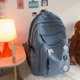 thumbnail image 1 of Upgrade Your School and Travel Game with Our Kawaii Canvas Backpack - Simple Preppy Style with Large Capacity for Women, 1 of 5