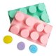 thumbnail image 1 of Molde De Silicona Jabon Moldes Hielo Molde 8 Cavid Redondo Multicolor, 1 of 10