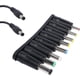 thumbnail image 5 of Adaptador de corriente CC universal 8 en 1, conversor, enchufe de alimentación CC multicalibre, adaptador hembra a macho de 5,5 mm x 2,1 mm con cable de diapasón negro de 5,5 x 2,1 mm (22 cm), 5 of 7