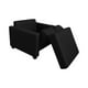 thumbnail image 2 of Sofa Cama Multifuncional Un Cuerpo Lino Negro, 2 of 3