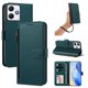 thumbnail image 1 of Funda con Billetera para [Xiaomi Redmi 12 4G/5G] con Bolsillo Zipper y Tarjetero Verde pavo real, 1 of 6