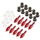 thumbnail image 1 of 10 X Universal Parabrisas Parabrisas Spike Pernos M5 Tornillo Bien Tuercas Rojo, 1 of 5